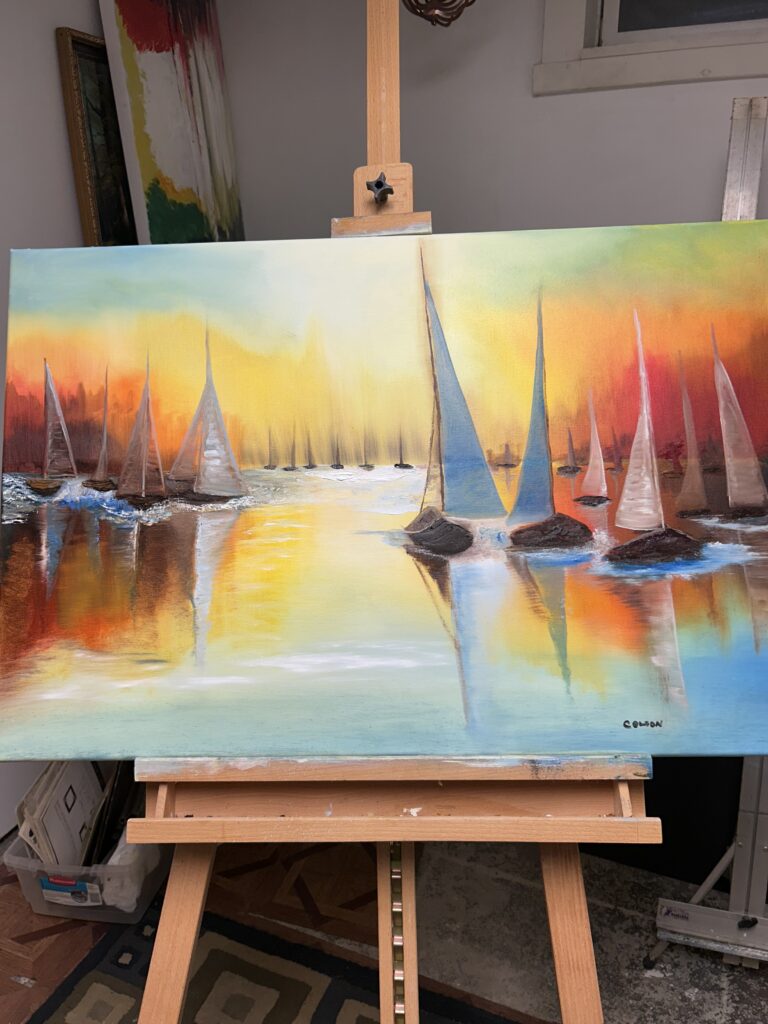 Boats sailing